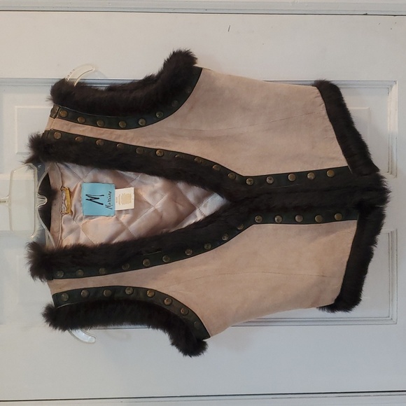 Marciano Jackets & Blazers - Marciano Leather Fur Vest